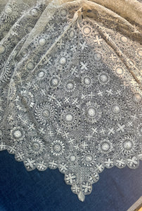 Antique Nanduti Needle Lace Parasol Cover