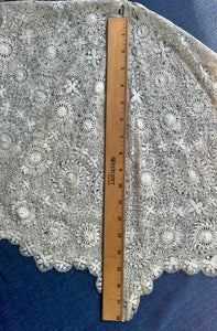 Antique Nanduti Needle Lace Parasol Cover