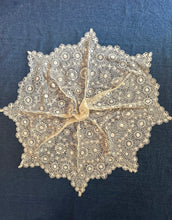 Load image into Gallery viewer, Antique Nanduti Needle Lace Parasol Cover