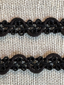 Black Cord Passementerie Trim