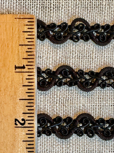 Black Cord Passementerie Trim