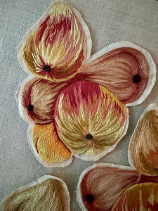 Antique Embroidered Fruit Appliques