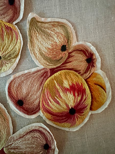 Antique Embroidered Fruit Appliques