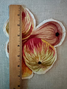 Antique Embroidered Fruit Appliques