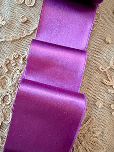 Silk Satin Ribbons Suffragette Colors