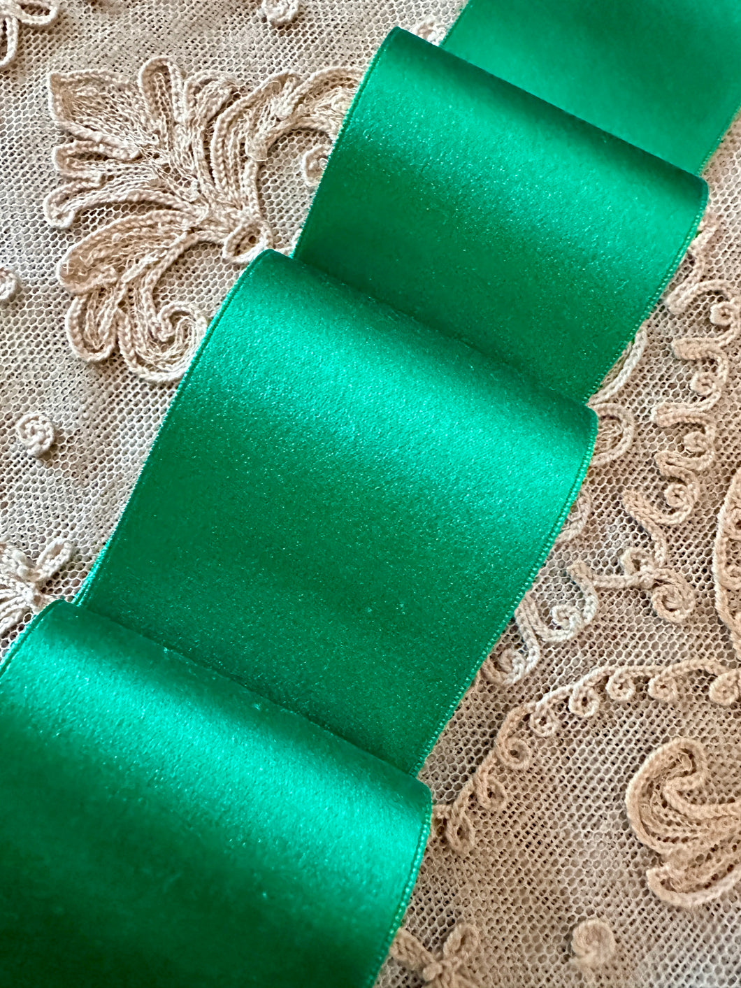 Silk Satin Ribbons Suffragette Colors