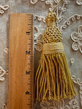 Load image into Gallery viewer, Gold Metal Bullion Tassels