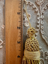 Load image into Gallery viewer, Gold Metal Bullion Tassels