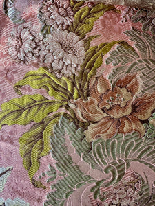 Belle Époque French Floral Brocade Fabric