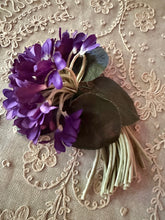 Load image into Gallery viewer, Antique Millinery Violets Three Different