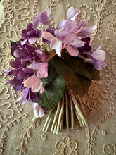 Load image into Gallery viewer, Antique Millinery Violets Three Different