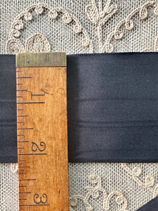 Vintage Black Moiré Ribbon