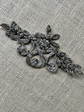 Load image into Gallery viewer, Antique Silver Metal Cord and Trim Applique