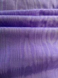 Moiré  Ribbon in Four Different Widths Lavender