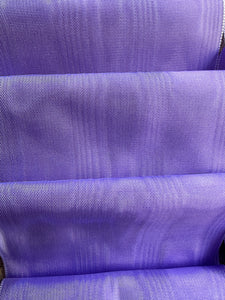 Moiré  Ribbon in Four Different Widths Lavender