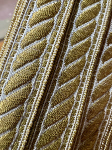 Antique Gold Metal and Cotton Trim