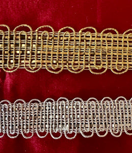 Antique Gold or Silver Metal Trim