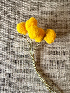 Antique Millinery Marigold Yellow Rose Centers