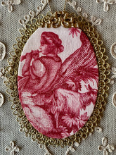 Load image into Gallery viewer, Antique French Toile de Jouy Ornaments