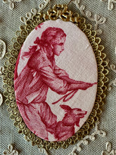 Load image into Gallery viewer, Antique French Toile de Jouy Ornaments