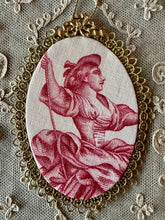 Load image into Gallery viewer, Antique French Toile de Jouy Ornaments