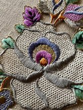 Load image into Gallery viewer, Embroidered Flower Appliques Gold Metal Thread details