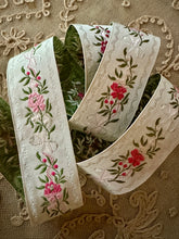 Load image into Gallery viewer, Antique French Ribbon Ombre Flowers &amp; Bows