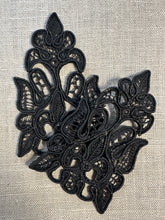 Load image into Gallery viewer, Antique Hand Sewn Cord Applique