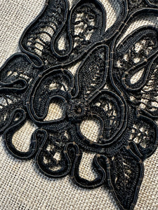 Antique Hand Sewn Cord Applique