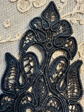 Load image into Gallery viewer, Antique Hand Sewn Cord Applique