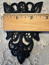 Load image into Gallery viewer, Antique Hand Sewn Cord Applique