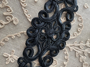 Antique Hand Sewn Cord Appliques