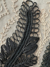 Load image into Gallery viewer, Antique Hand Sewn Applique Pair