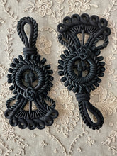 Load image into Gallery viewer, Antique Hand Sewn Heavy Cord Embellishments