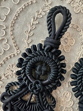 Load image into Gallery viewer, Antique Hand Sewn Heavy Cord Embellishments