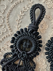 Antique Hand Sewn Heavy Cord Embellishments