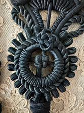 Load image into Gallery viewer, Antique Hand Sewn Heavy Cord Embellishments