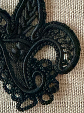 Load image into Gallery viewer, Antique Hand Sewn Cord Applique Lace Fillings