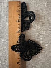 Load image into Gallery viewer, Antique Hand Sewn Cord Applique Lace Fillings