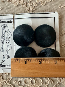 Antique Velvet Coat Buttons