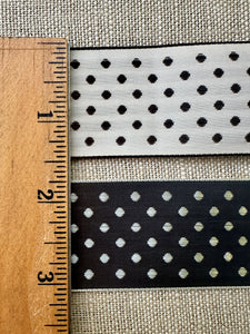 Vintage Woven Polka Dot Vintage Ribbon in Two Widths