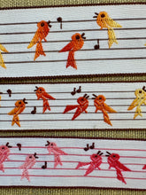 Load image into Gallery viewer, Vintage French Ribbon Singing Birds