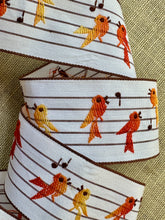 Load image into Gallery viewer, Vintage French Ribbon Singing Birds