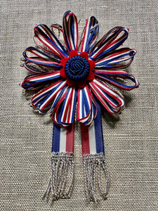 French Ribbon Fête  Rosette