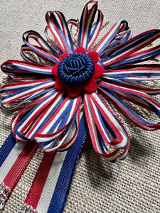 French Ribbon Fête  Rosette