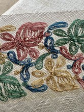 Load image into Gallery viewer, Antique Hand Embroidered Cord on Net