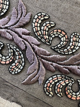 Load image into Gallery viewer, Antique Very Fine Hand Embroidered Panel