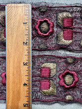 Load image into Gallery viewer, Antique Embroidered Length with  Padded Gold Metal Threads
