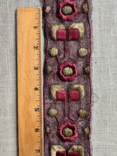 Load image into Gallery viewer, Antique Embroidered Length with  Padded Gold Metal Threads