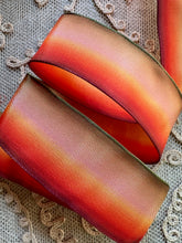 Load image into Gallery viewer, Vintage Iridescent French Ombre Ribbons with Copper Wire